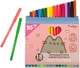 Фломастеры YES Pusheen Амортизирующие 18 цветов (650583) (5056574454935) - изображение 2