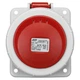 Розетка вбудована похила 32А, 380V, 2P+E, IP67, IDE (3804) - зображення 2