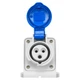 Розетка настінна 16А, 220V, 2P+E, IP44, IDE (2321) - зображення 5