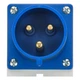 Настінна вилка 32А, 220V 2Р+E, IP44, IDE (2124) - зображення 2
