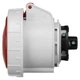 Розетка кабельна 32А, 380V, 2P+E, IP67, IDE (3704) - зображення 4