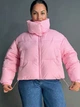 Куртка женская Lady Yep 10043 короткая на молнии с воротником 44 розовая - изображение 6