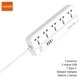 Cетевой удлинитель Ldnio SC5415 (фильтр, 5 розеток, 3 порта USB, 1 Type-C, до 20 Вт, быстрая зарядка, кабель 2 метра) - Белый - изображение 1