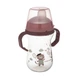 Кружка тренировочная с силиконовым носиком FirstCup 250 мл BONJOUR PARIS Canpol babies Розовая (5901691870000) - изображение 1
