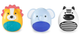 Брязкальце Skip Hop Baby Jungle Beats Baby Egg Shaker 3 шт (0195862488162) - зображення 1
