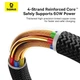 Кабель Baseus Dura Series Fast Charging Cable USB для Type-C 60W 1m Gold+Black (P10377802U01-00) - зображення 13
