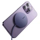 Бездротовий зарядний Baseus Simple Mini3 Magnetic Wireless Charger 15W Dusty Purple (CCJJ040205) - зображення 5