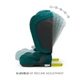 Автокрісло Kinderkraft Unity 2 i-Size г.2/3 15-36 кг Green, 5902533928354 - зображення 6