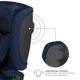 Автокресло Kinderkraft Fix2Go i-Size гр.1/2/3 9-36 кг Navy, 5902533927081 - изображение 11