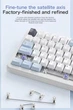 Механічна бездротова (Bluetooth + 2,4G) клавіатура з HOT SWAP FREEWOLF F75 RGB Silver moon switch Mac/Win УКР/АНГЛ BLACK (F75BL) - зображення 5