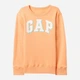 Подростковый теплый спортивный костюм (свитшот + штаны) для девочки Gap 69887456 140 см Оранжевый (1159839427) - изображение 2