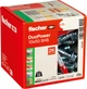Дюбель Fischer DuoPower 535461 6 х 50 мм S із шурупом 25 шт (4048962239904) - зображення 2