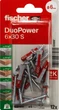 Дюбель Fischer DuoPower 6 х 30 мм S із шурупом 12 шт (534997) - зображення 2