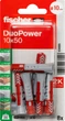 Дюбель Fischer DuoPower 10 х 50 мм 8 шт (534995) - зображення 2