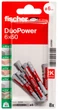Дюбель Fischer DuoPower 6 х 50 мм 8 шт (537650_Fischer) - изображение 2