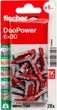 Дюбель Fischer DuoPower 6 х 30 мм 28 шт (534993) - зображення 2
