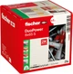Дюбель Fischer DuoPower 538256 8 х 65 мм S із шурупом 25 шт (4048962262230) - зображення 2