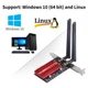 Сетевая карта PCI-E Fenvi FV-AXE3000 (Intel AX210) адаптер 2.4G/5G/6Ghz 5374 Mbps + Bluetooth 5.3 , 2 антенны, с радиатором - изображение 3