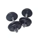 Гантель HSF з гумовим покриттям MD2502 - 2шт по 10 кг (m472656) - изображение 1