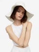 Шляпа женская H&M 1131302001c21 L Белая (1000000051673) - изображение 1