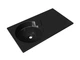 Умивальник накладний Status Fency Low 80 R Black - зображення 6