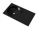 Умивальник накладний Status Fency Low 80 R Black - зображення 7