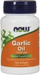 Чесночное масло экстракт чеснока Now Food Garlic Oil 1500 мг 100 капсул в упаковке (ARE-575017) - изображение 1