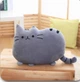 Мягкая игрушка подушка кот Пушин 40 см (серый) - изображение 3