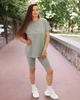 Комплект жіночий (футболка+велосипедки) Носи своє 46 Нефритовий (p-7997-164902) - изображение 4