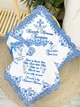 Крыжма для мальчика + мешочек Family Tradition велюровая махра с вышивкой и кружевом 100х100 см белая Крещение Богдана - изображение 1