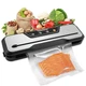 Вакууматор 110 Вт Вакуумный упаковщик кухонный Вакууматор 60 кПа + 3 рулона вакуумных пакетов - изображение 2