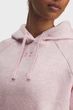 Жіноче рожеве худі UA Rival Fleece Hoodie Under Armour L 1379500-648 - изображение 3