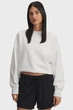 Жіночий світло-сірий світшот UA Rival Fleece OS Crew Under Armour XL 1386463-023 - зображення 1