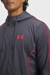 Чоловічий темно-сірий спортивний костюм (худі, штани) UA EMEA Tracksuit Novelty Under Armour S 1390152-025 - изображение 2