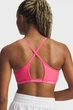 Жіночий рожевий топ UA Crossback Low Bra Under Armour M 1386424-672 - изображение 4