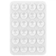 Держатель-присоска для телефона Double Side Silicone 80*55мм White - изображение 1