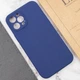 Чехол Silicone Case Full Camera Protective (AA) NO LOGO для Apple iPhone 12 Pro Max (6.7") Синий / Deep navy Без бренда - изображение 5