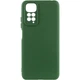 Чохол TPU GETMAN Liquid Silk Full Camera для Xiaomi Redmi Note 11 (Global) / Note 11S Зелений / Dark green - зображення 2
