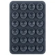 Держатель-присоска для телефона Double Side Silicone 80*55мм Dark Gray - изображение 1