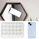 Держатель-присоска для телефона Double Side Silicone 80*55мм Transparent - изображение 2
