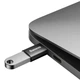 Переходник Baseus Ingenuity Series Mini Type-C to USB 3.1 (ZJJQ000001) Black - изображение 4