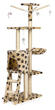 Drapak dla kota Petsi domek drzewo legowisko 138 cm XL odciski łapek (5903089065937) - obraz 1