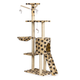 Drapak dla kota Petsi domek drzewo legowisko 138 cm XL odciski łapek (5903089065937) - obraz 2