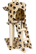 Drapak dla kota Petsi domek drzewo legowisko 138 cm XL odciski łapek (5903089065937) - obraz 5
