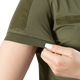 Поло Camotec Pani Army ID 2.0 CoolPass Pique LT олива M (8922(M)) - изображение 4