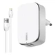 Сетевое зарядное устройство Intaleo TCG242 (2USB, 2.4A) White (1283126477454) + кабель Lightning - изображение 1