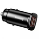 Автомобильное зарядное устройство Baseus Square Metal (2USB, 5A) 30W Black (CCALL-DS01) - изображение 1