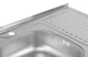 Кухонна мийка Brinex 6080-L 0.6 мм, накладна BRIN6080LSAT06 - зображення 5