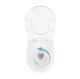 Унитаз подвесной Qtap Scorpio Ultra Quiet, с сиденьем Slim Duroplast/Soft-close/Quick relase QT14332380ASW - изображение 4