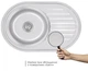 Кухонная мойка Brinex 7750 0,8 мм, врезная BRIN7750SAT08 - изображение 2